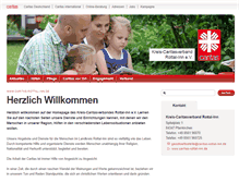 Tablet Screenshot of caritas-rottal-inn.de